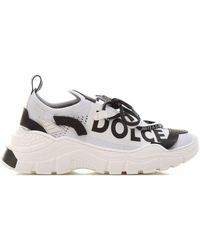 Dolce & Gabbana Leather Sneakers - White