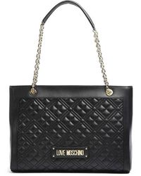 borsa quilted nappa moschino