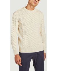 sunspel cable knit