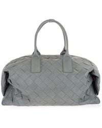 Bottega Veneta 629143vcru21611 Leather Travel Bag - Grey