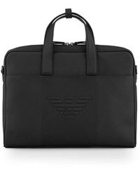 armani mens briefcase