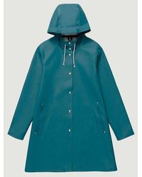Stutterheim Raincoat Stockholm Petrol - Blue