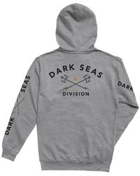 Dark Seas Headmaster Hooded Sweat - Heather - Grey