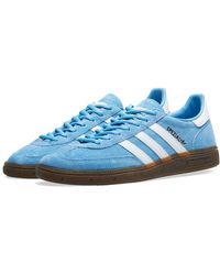 adidas Suede Handball Spezial Trainers – Green / Yellow for Men | Lyst