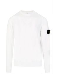 stone island jumper mens black