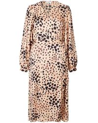 second female lily wrap dress