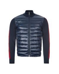 moncler cardigan dark blue