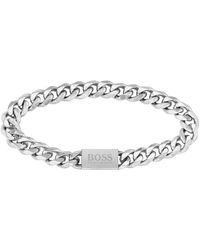 BOSS by HUGO BOSS Gents Chain Bracelet - Metallic