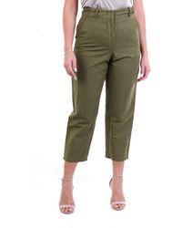 Attic And Barn Pants Cropped Military - Green