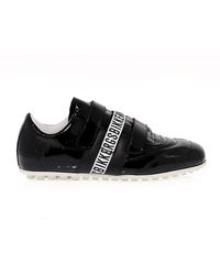 Bikkembergs Patent Leather Sneakers - Black