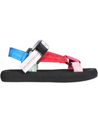 off white strappy sandals