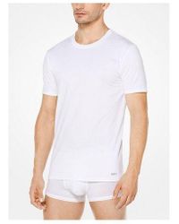 michael kors mens white t shirt