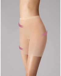 Wolford Tulle Control Shorts - Pink