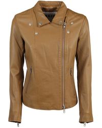 S.w.o.r.d 6.6.44 Classic Buttoned Leather Jacket in Black | Lyst