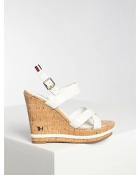 Tommy Hilfiger Wedge sandals for Women | Online Sale up to 53% off | Lyst