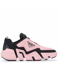 prada pink and black sneakers