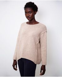 Beaumont Organic Alessandra-rose Virgin Wool Sweater In Beige - Natural