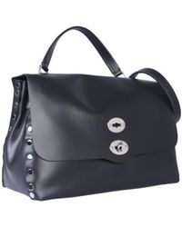Zanellato Postina Leather Bag - Black