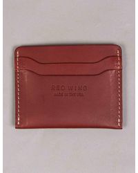 Red Wing 95011 Card Holder - Oro Russet Frontier Leather - Multicolour