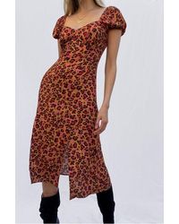 french connection prairie midi dress