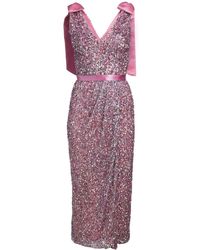 Markarian Chloris Sequined Chiffon Wide 