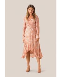 second female heat wrap maxi dress