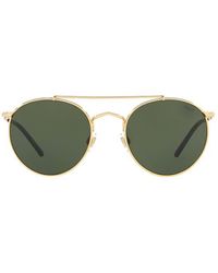 Polo Ralph Lauren Ph3114 Shiny Unisex Sunglasses - Metallic