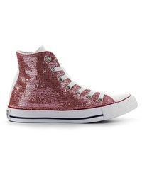 converse glitter flames