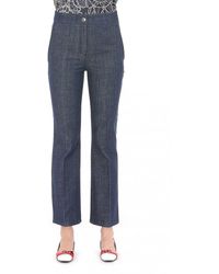 Boutique Moschino Straight Leg Jeans 8, - Blue