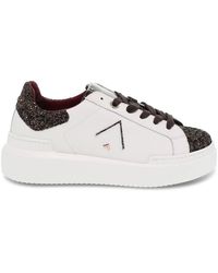 ED PARRISH Edparckldsq52 Leather Sneakers - White