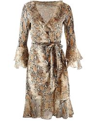 dvf carli wrap dress