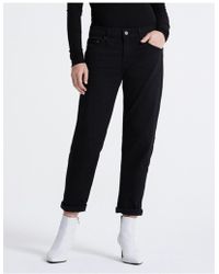 AG Jeans Ag Ex Boyfriend Jeans - Black