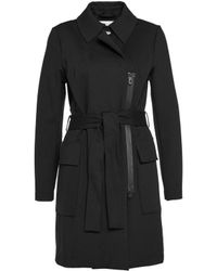 Peuterey Neoprene Coat "arsis" - Black