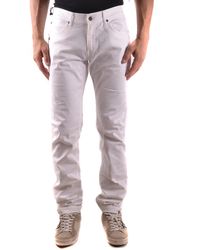 Mens Clothing Jeans Slim jeans Grey Daniele Alessandrini Denim Trousers in Cocoa for Men 