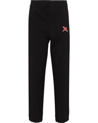 sweatpants with bird logo