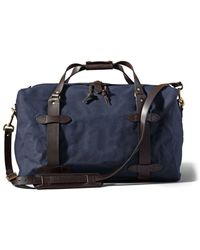 Filson Medium Rugged Twill Duffle Bag - Navy - Blue