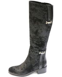 Le Pepe B113467 Leather Knee High Black Boots