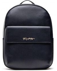 Tommy Hilfiger Zaino Iconic Tommy Backpack Aw0aw11074 Dw5 - Blue