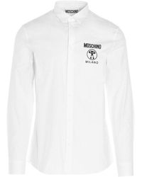 moschino mens white shirt