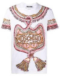 Moschino Logo T -shirt - White