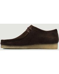 brown suede wallabee clarks