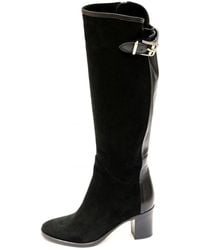 Le Pepe A675944 Heeled With Buckle Long Boot - Black