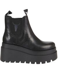 Atterley Windsor Smith Black Leather Boot Dover
