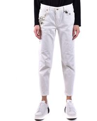 Twinset Twin-set Other Materials Jeans - White
