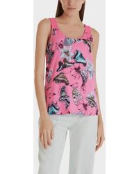 Mode Tops Basic topjes Marc Cain Basic topje volledige print casual uitstraling 