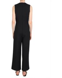 Tory Burch Overalls With Ruches - Black