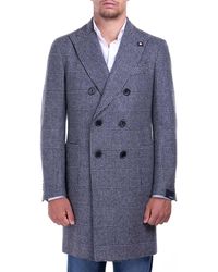 Mens Coats Tagliatore Coats Save 28% Tagliatore Wool Thomas Cappotto Doppiopetto Resca in Blue for Men 