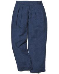 Snow Peak Okayama Ox Pants (indigo) Men's Casual Pants in Blue for 