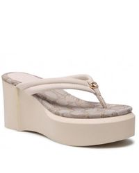 COACH Franki Flip Flop in Chalk (Natural) | Lyst