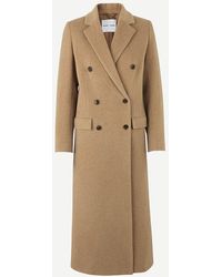 Samsøe & Samsøe Samsoe Samsoe Falcon Long Coat In Dull Gold - Brown